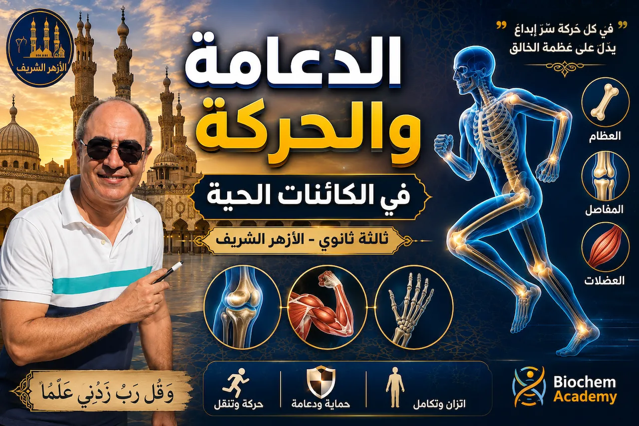 الدعامة والحركة في الكائنات الحية (٣ث أزهر)